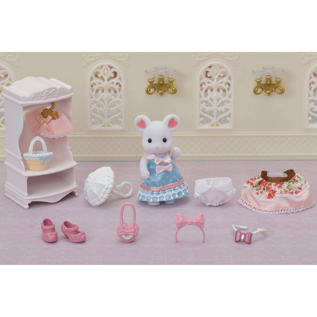 5540 Sylvanian Families - Set da gioco Fashion Town: Topino bianco