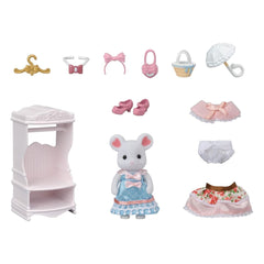 5540 Sylvanian Families - Set da gioco Fashion Town: Topino bianco