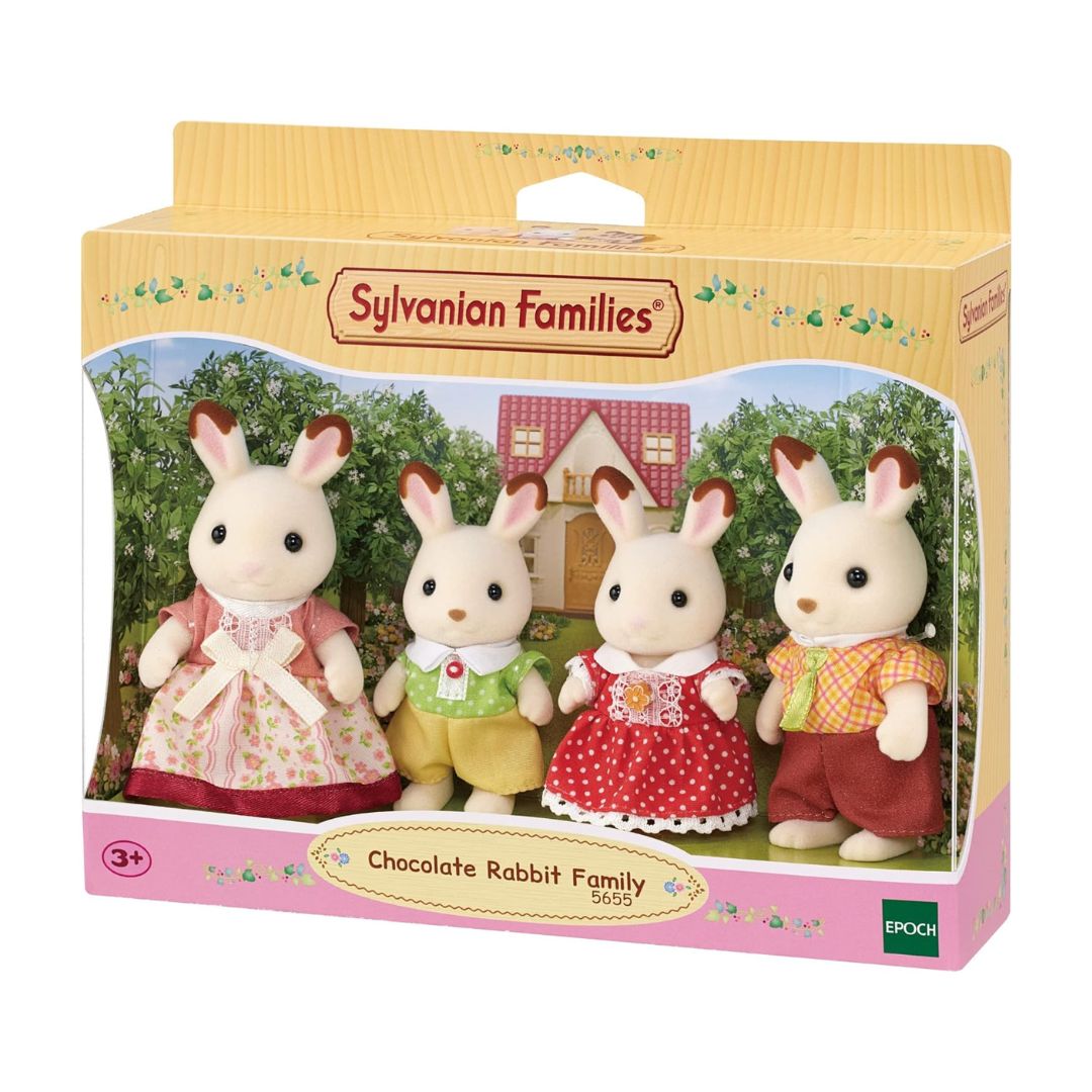 5655 Sylvanian Families-  Famiglia Coniglio Cioccolato