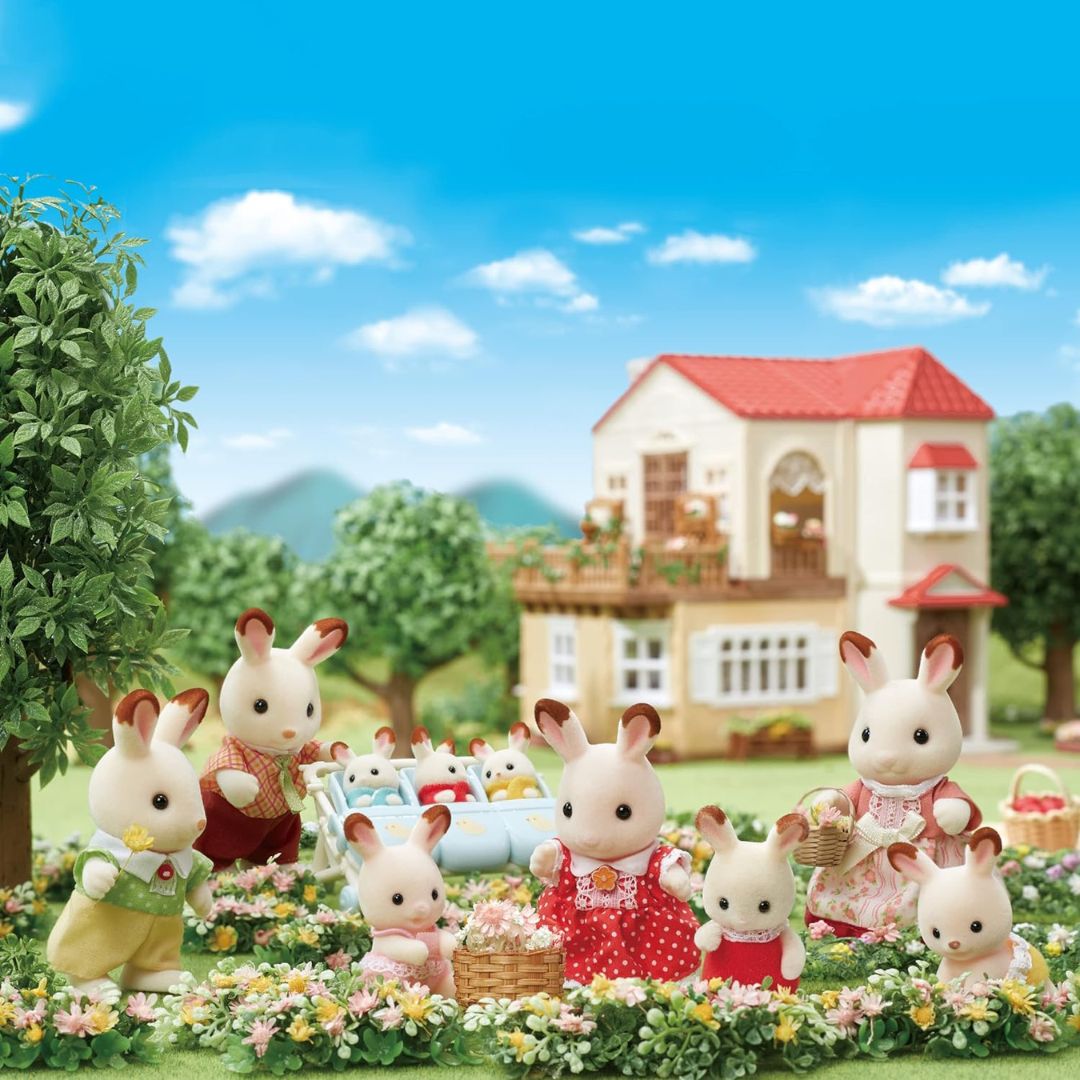 5655 Sylvanian Families-  Famiglia Coniglio Cioccolato