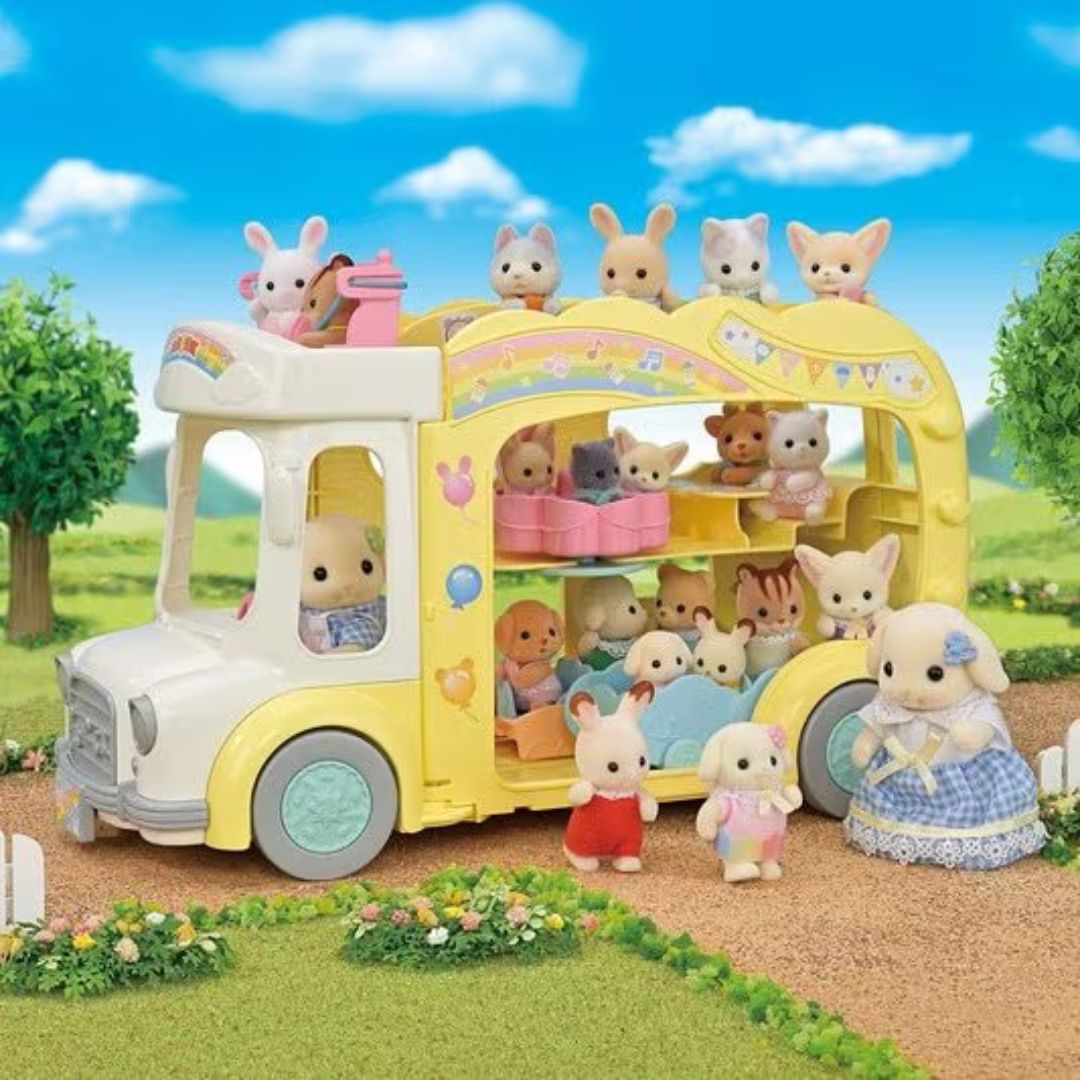 * 5744 Sylvanian Families - Il Bus Arcobaleno Sole